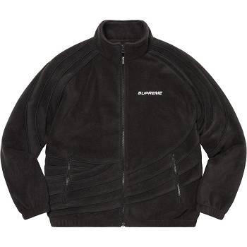 Chaquetas Supreme Racing Fleece Negras | Supreme 185JJ